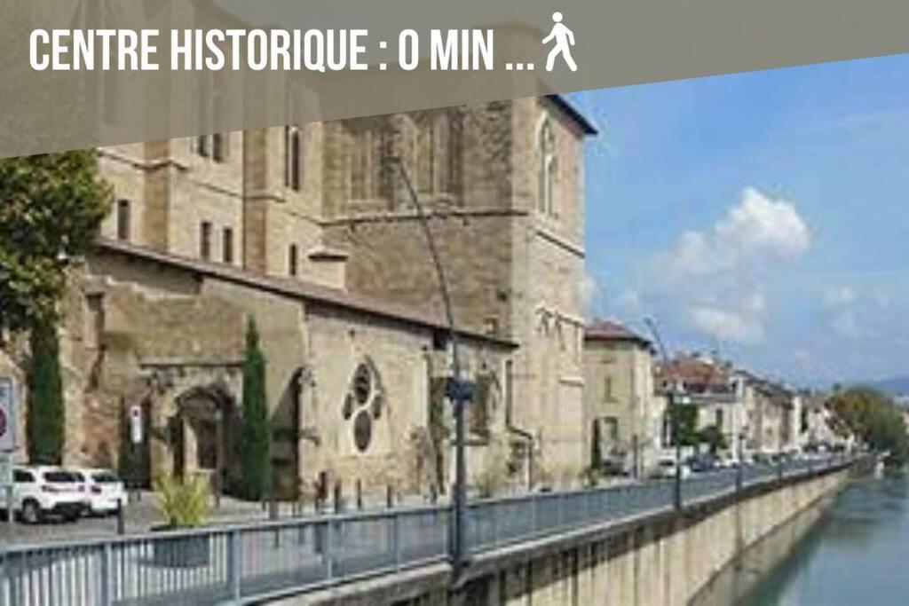 La Chaumiere, Centre Historique, Fibre, Ess, Rez-De-Chaussee, Bedinshop Romans-sur-Isere Bagian luar foto