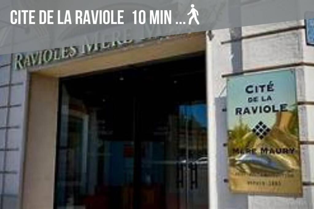 La Chaumiere, Centre Historique, Fibre, Ess, Rez-De-Chaussee, Bedinshop Romans-sur-Isere Bagian luar foto